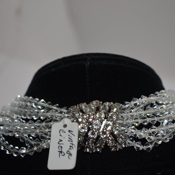 Ciner 8-Strand Crystal Aurora Bead Torsade Necklace - Picture 4 of 5